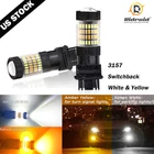 For Ford F150 F250 F350 Super Duty White/Amber Turn Signal Light 3157 LED Bulbs