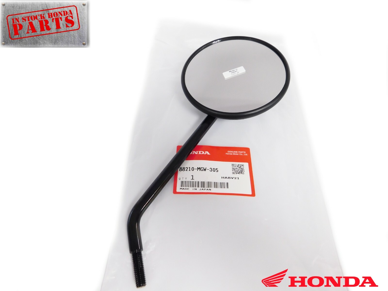 Genuine Honda Left or Right Mirror 20012021 XR650L Glass Rear view OEM