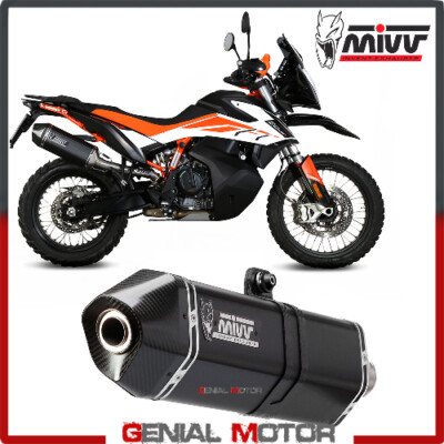 Mivv Exhaust Muffler Speed Edge Black Inox kat for KTM 790 ADVENTURE R 2019 2020