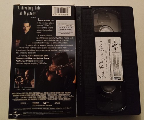 Snow Falling on Cedars (VHS, 2001, Special Edition)Used - Picture 2 of 2