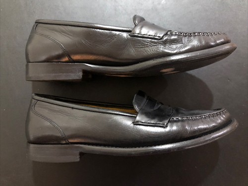 Cole Haan Black Leather Slip On Penny Loafer Dress Shoes Sz 8.5 M C02507 *NICE* - 第 4/12 張圖片