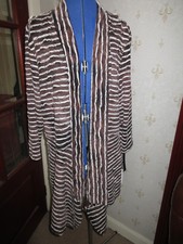 Stunning Frank Lyman Aubergine & Cream Jacket Sz 16 Bnwot Cost £189 Reduced