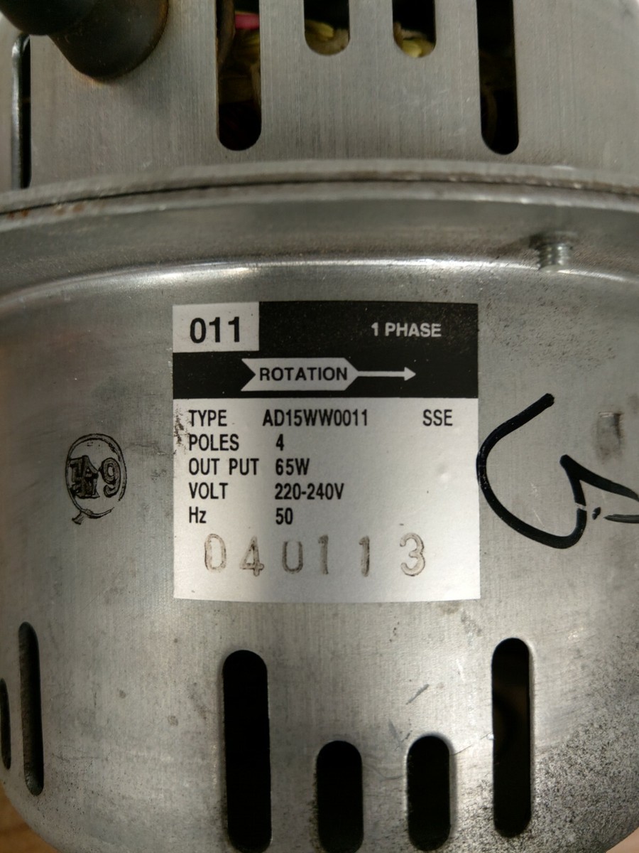Daikin Air Conditioning 0619079 FXSQ40M7V1B Indoor Fan Motor