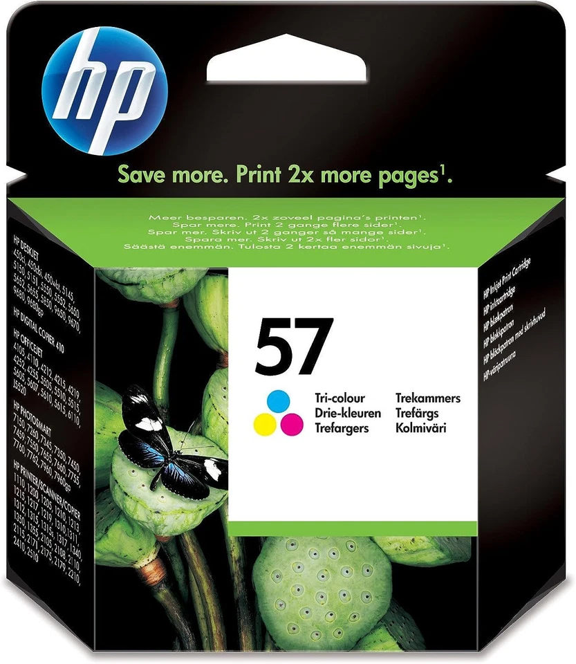 HP 57 C6657AE cartouche d'encre authentique tricolor (TVA incluse) - Photo 1/1