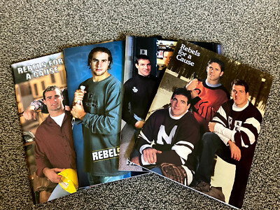 Lot of 4 Vintage Philadelphia Flyers Rebels for a Cause Magazines 1998-2004