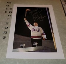 MIKE ERUZIONE HAND SIGNED PHOTO TEAM USA OLYMPICS 1980 OLYMPIC CAPTAIN RARE #1