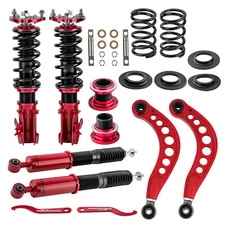 4x Coilovers & 2x Rear Upper Camber Control Arms Kit For Honda Civic 2006-2011