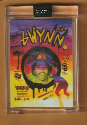 2020 TONY GWYNN TOPPS PROJECT LIMITED CARD #135 - BOX & BUBBLE  PADRES