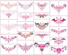 Sexy Temporary Tattoos for Women Ladies Adutls Naughty Tattoo Sticker