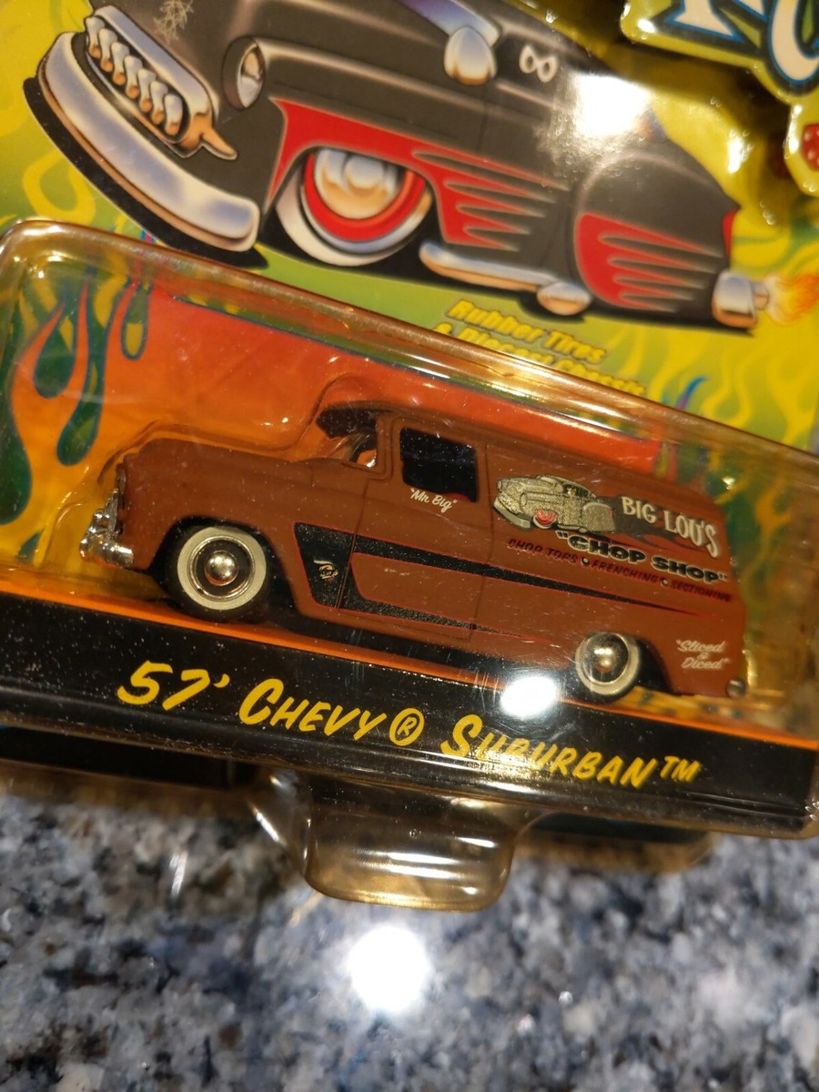 2002 Jada Toys Diecast Road Rats Series '57 Chevy Suburban Big