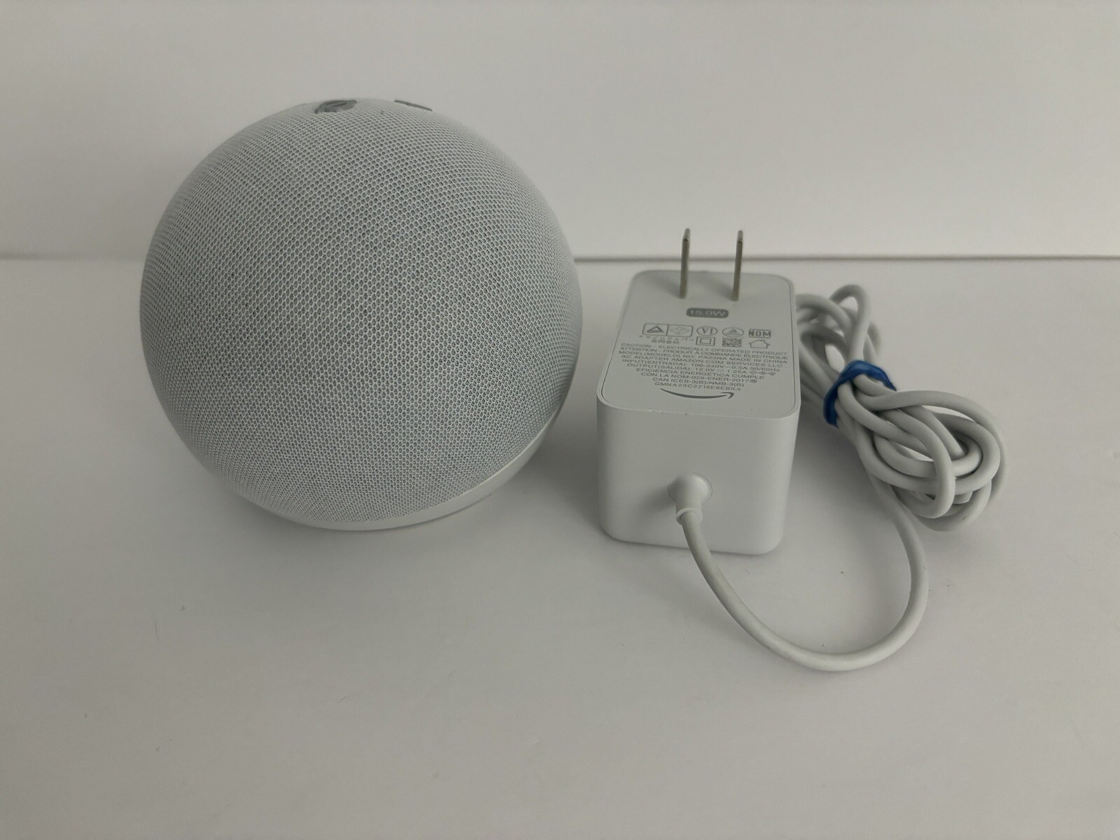 Amazon Echo Dot 4th Gen B7W644 Smart Speaker w/ AC Adapter - Working!