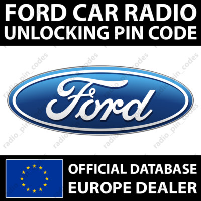 FORD RADIO PIN CODE M&V SERIES BLAUPUNKT TRAVELPILOT NAVIGATION 6000 CD SONY