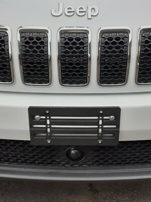 License Plate Tag Holder Mount Relocator Adapter Bumper Kit Bracket for JEEP New