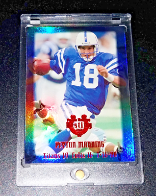 PEYTON MANNING 2000 EDGE DESTINY RED HOLOFOIL #03/25 PM33 COLTS 