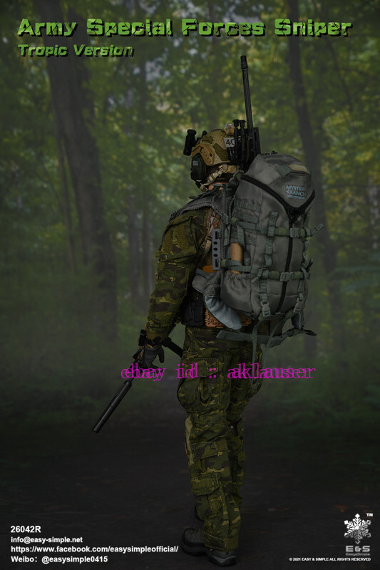 ミリタリー 1/6 LRRP 1 6 Scale ES 26042R Army Special Forces Sniper Tropic Ver