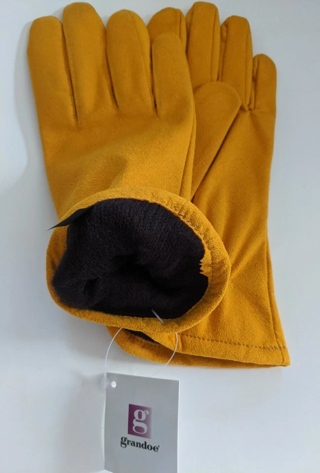 Venta al por mayor 12 pares de guantes de gamuza cepillada Grandoe Foto 2 de 4