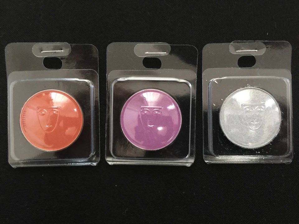 JUEGO DE SOMBRAS DE OJOS PROFESIONALES KRYOLAN - Púrpura, Plata, Terracota Foto 2 de 3