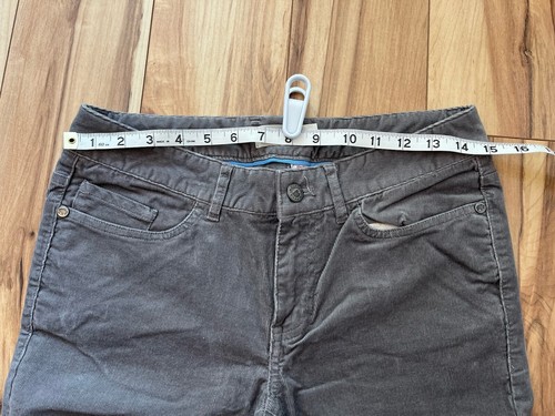 Mountain Khaki Women's Sz 4R Low Rise Slim Fit Grey Corduroy Pants Adventure  - Picture 8 of 10