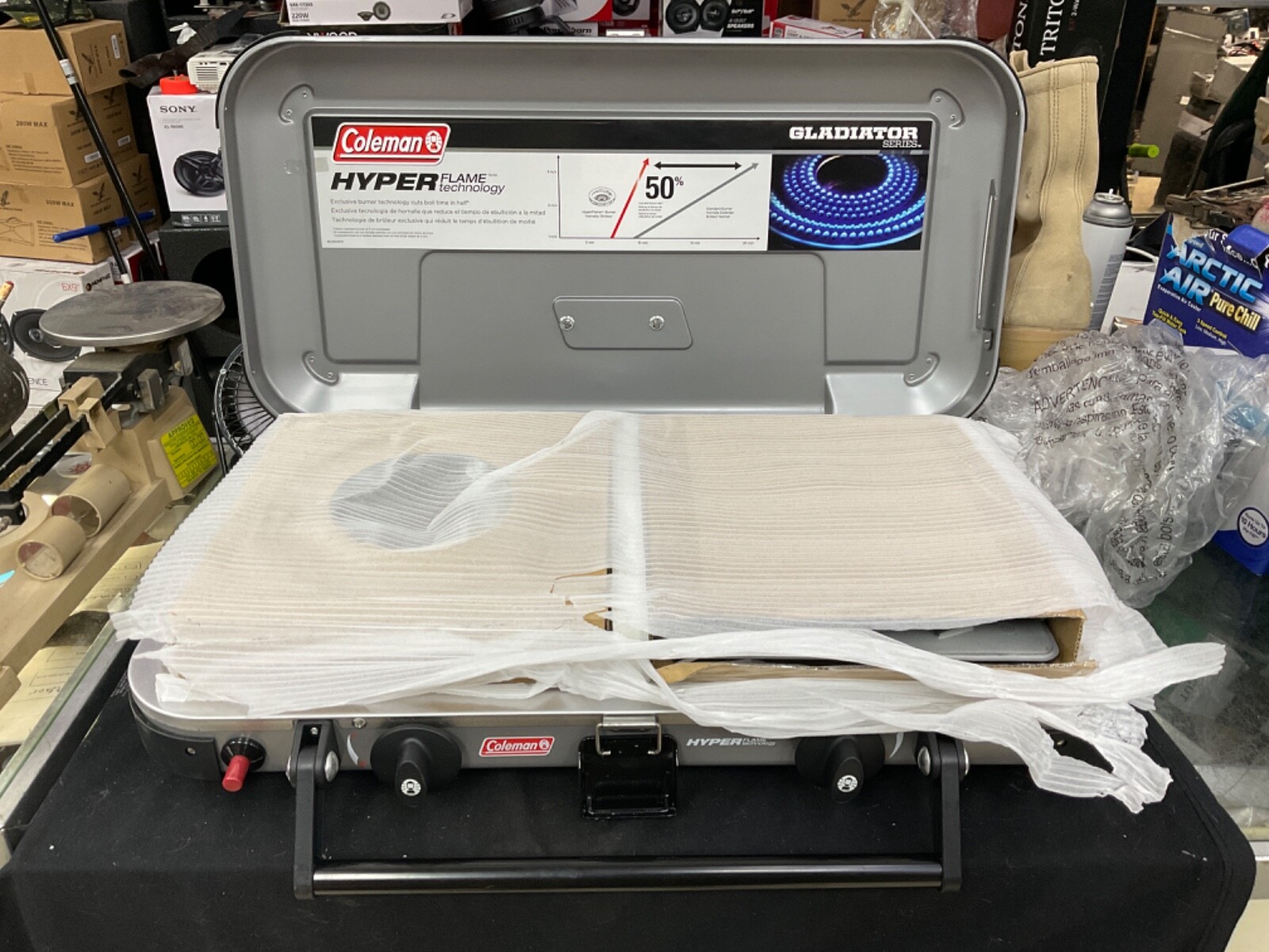 Coleman FyreKnight Gladiator Two Burner Camping Stove eBay