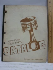 VTG 1981 GAW/PSAW Engine Parts Catalog General Automotive Warehouse Seattle WA