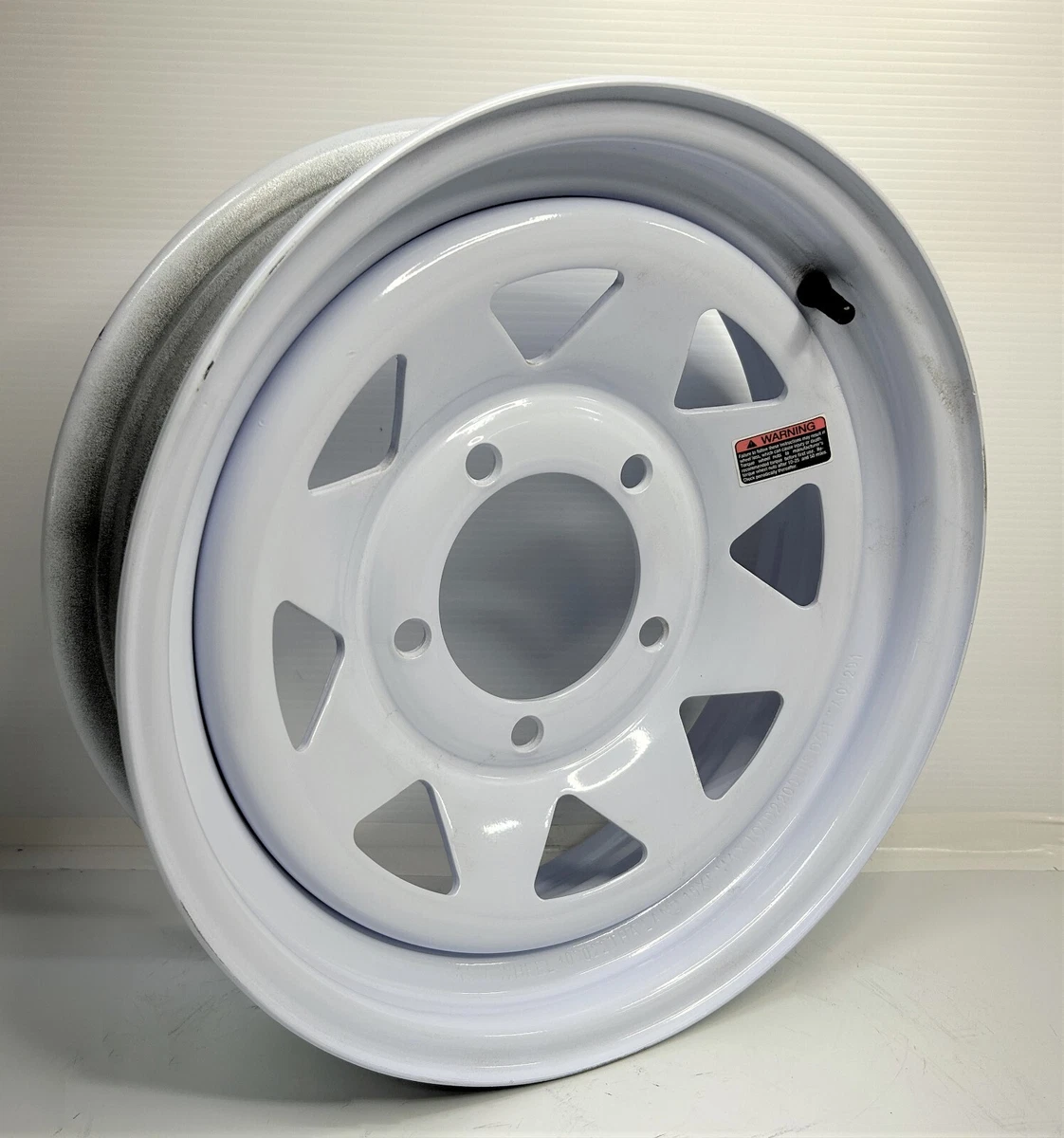 15 Inch 5 Lug Wheel Rim Fits Farm Wagon Utility Trailer 15555 WS