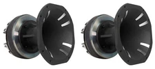 2 Rockville HT151 3" 450w Car/Pro Aluminum Horn Titanium Tweeters 3" Voice Coils