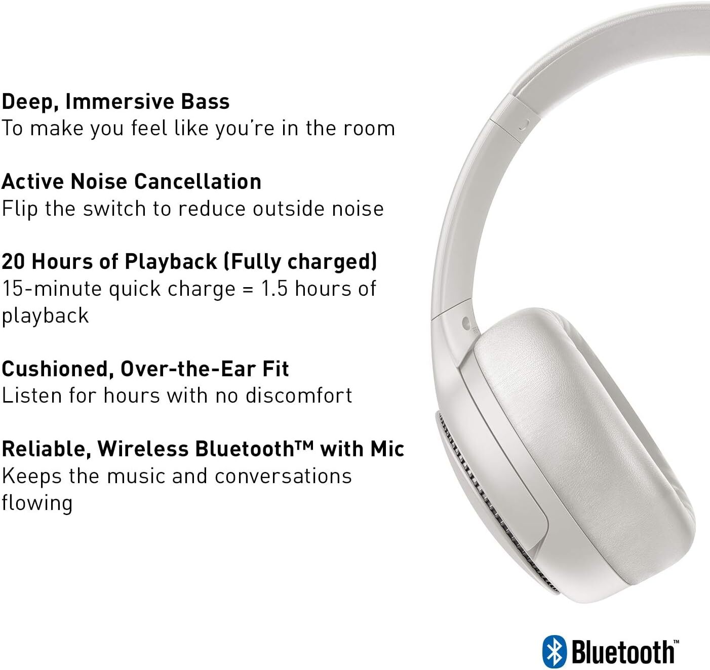 Thumbnail - Panasonic Rb-m700be-c Deep Bass Wireless Overhead Headphones With