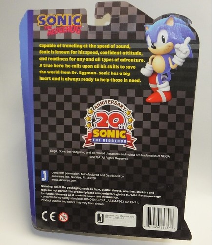 Super Sonic the Hedgehog 20th Anniversary W Juego de hojalata de coleccionista Nuevo sello de fábrica - Imagen 6 de 7