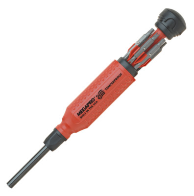 Megapro Tamperproof 15 in 1 Multi Bit Screwdriver Security Torx Hex Spanner Bits
