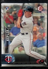 (2) 2016 Bowman Baseball #147 Max Kepler MINNESOTA TWINS Rookie Card 88. rookie card picture