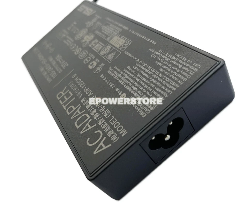 Cargador adaptador de CA de 20 V 120 W para fuente de alimentación Asus VivoBook Pro 15 K3500PH-DB51 Foto 2 de 4