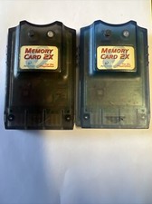 Sony Playstation 1 Memory Card 2X Performance Blueberry Gray P-112W 2-Available