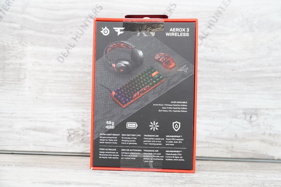 SteelSeries Aerox 3 Wireless Gaming Mouse FAZE Clan Edition - Brand New - Image 2 of 4