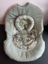 Vintage Graco Baby Swing Replacement Part Green Fabric Seat Cover Insert Pad