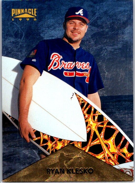 1996 Pinnacle #253 Ryan Klesko Foil