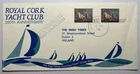 Ireland 1970 Royal Cork Yacht Club 250th FDC Irish Stamps & Envelope EIRE Cover