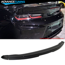 Fits 16-24 Chevy Camaro Factory Style 3-piece Blade Gloss Black Trunk Spoiler