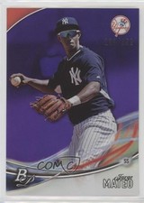 2016 Bowman Platinum Top Prospects Purple 133/250 Jorge Mateo #TP-JM 0r4