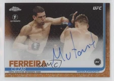 2019 Topps Chrome UFC Fighter Auto Orange /25 Cezar Ferreira #FA-CF Auto