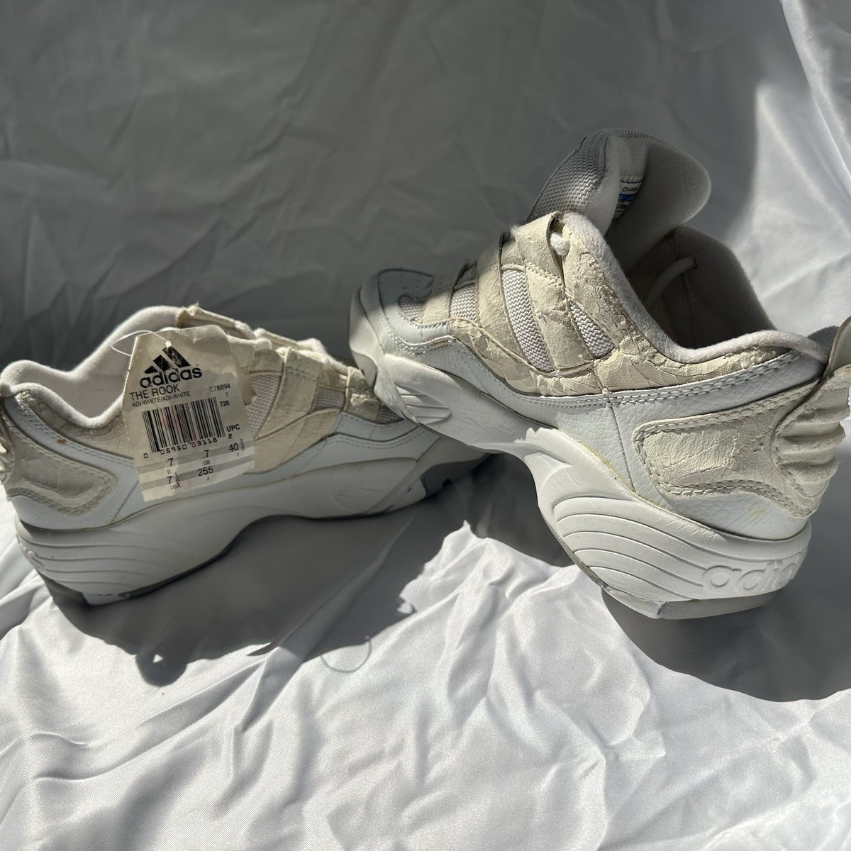 The Rook” Adidas 1997 VTG NEW(BAD) White 7 Rare Sneaker Shoe