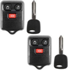 Keyless Entry Remote Fob Car Ignition Uncut Key for F-150 F-250 2x 3 Remotes