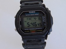 Vintage Casio G-Shock DW-5600E Illuminator Digital Watch 200M Alarm Chrono *READ