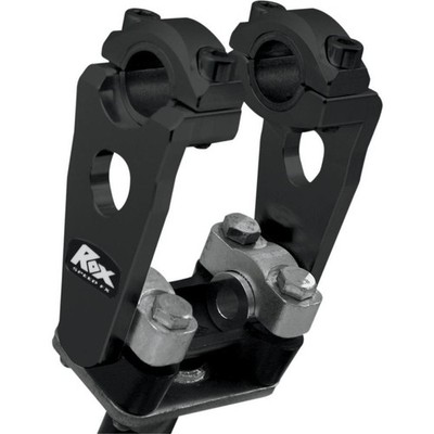 ROX SPEED FX ELITE SCHWENKBARE RISER FÜR 22,2mm (7/8'') ODER 28,6mm 89mm RISE SCHWARZ