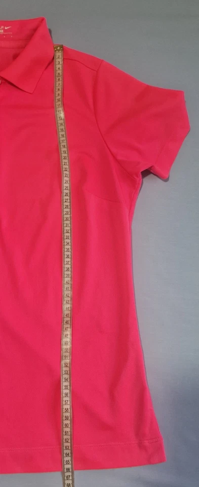 Nike Golf | Polo Shirt Tour Performance| Dri-Fit Women’s Pink Size L Excellent - Image 3 of 4