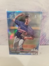  2017 Bowman Chrome 1st Freddy Tarnok Blue Refractor 048/150 Braves RC 