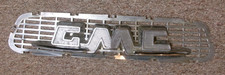 1955 1956 Gmc Pickup Truck Hood Front Emblem Grill Mesh Original Patina 1955 1956 Gmc Pickup Truck Hood Front Emblem Grill Mesh Original Patina