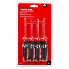 CRAFTSMAN 4 Piece Precision Steel Hook And Pick Set Grip Texture New CMHT65073