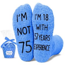 HAPPYPOP Birthday Gift for Old Men - Socks for 80th 90th Elderly, Gift Ideas ...