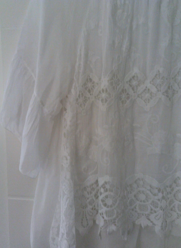 TREDY PINK traumschöne BLUSE white Gr.42/44 - Bild 4 von 4