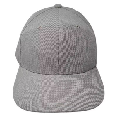 Decky Gray Baseball Cap Hat One Size Adjustable Strapback Curved Brim Solid